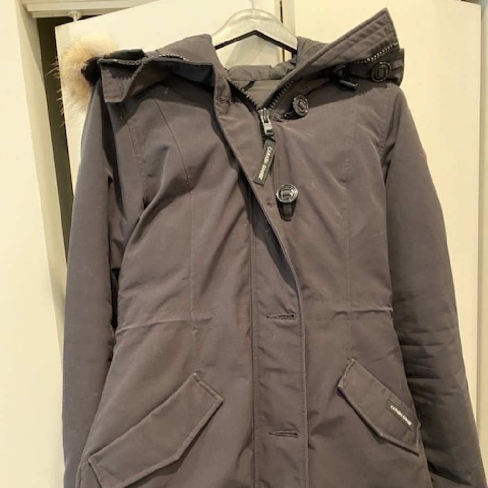 Canada Goose Rossclair Parka LIKE NEW Navy Sz M